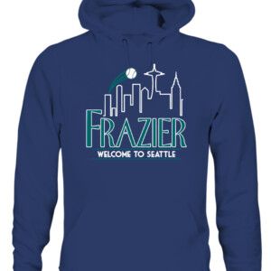 WELCOME TO SEATTLE SHIRT ADAM FRAZIER Seattle Mariners CAUH navy front.jpg