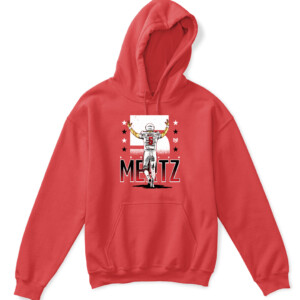 Mertz Touchdown Shirt Graham Mertz Wisconsin Badgers APKH red front.jpg