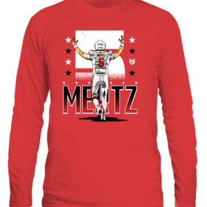 Mertz Touchdown Shirt Graham Mertz Wisconsin Badgers CALS red front.jpg