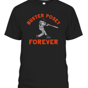 BUSTER POSEY FOREVER SHIRT Buster Posey San Francisco Giants CABT black front.jpg