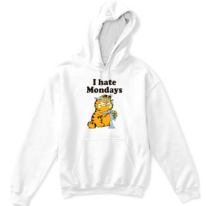 Garfield I Hate Mondays Shirt APKH white front.jpg