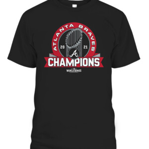 Atlanta Braves 2021 World Series Champions Signature Roster T Shirt CABT black front.jpg