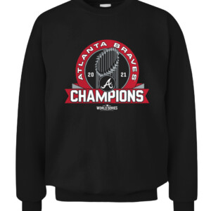 Atlanta Braves 2021 World Series Champions Signature Roster T Shirt CACS black front.jpg