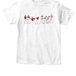OHTANI PITCHING HITTING T Shirt Shohei Ohtani Los Angeles Angels APKT white front.jpg