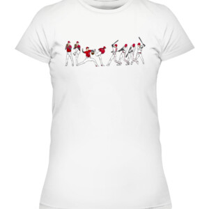 OHTANI PITCHING HITTING T Shirt Shohei Ohtani Los Angeles Angels CAWTS white front.jpg