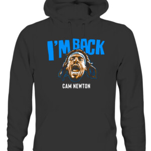 I'M BACK SHIRT CAM NEWTON Carolina Panthers CAUH black front.jpg
