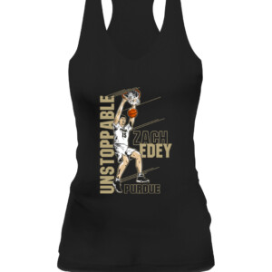 Zach Edey Unstoppable Shirt Zach Edey Purdue Boilermakers CAWT black front.jpg
