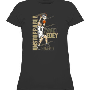 Zach Edey Unstoppable Shirt Zach Edey Purdue Boilermakers CAWTS black front.jpg