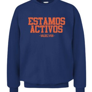 ESTAMOS ACTIVOS VALDEZ #59 SHIRT VALDEZ COLLAB Houston Astros CACS navy front.jpg