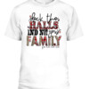 Deck The Halls and Not Your Family Funny Merry Christmas T Shirt CABT white front.jpg