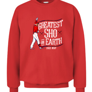 GREATEST SHO ON EARTH SHIRT SHOHEI OHTANI Los Angeles Angels CACS red front.jpg