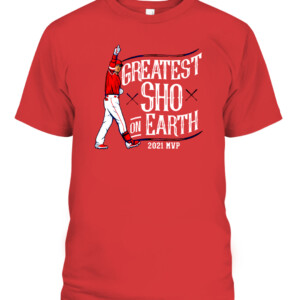 GREATEST SHO ON EARTH SHIRT SHOHEI OHTANI Los Angeles Angels CAPT red front.jpg