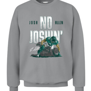 Josh Allen No Joshin Shirt Buffalo Bills CACS sport grey front.jpg
