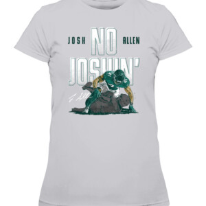 Josh Allen No Joshin Shirt Buffalo Bills CAWTS heather grey front.jpg