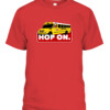 Arkansas HOP ON SHIRT Arkansas Razorbacks Muss Bus Eric Musselman CABT red front.jpg