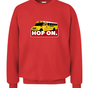 Arkansas HOP ON SHIRT Arkansas Razorbacks Muss Bus Eric Musselman CACS red front.jpg
