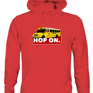 Arkansas HOP ON SHIRT Arkansas Razorbacks Muss Bus Eric Musselman CAUH red front.jpg