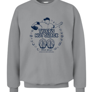 Tyler’s Nut Shack Shirt Tyler Matzek Atlanta Braves 2021 World Series Champions CACS sport grey front.jpg