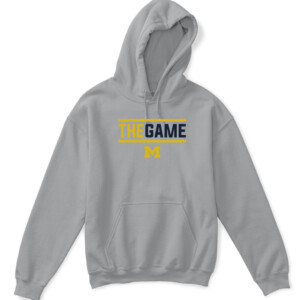 THE GAME SHIRT Michigan Wolverines APKH sport grey front.jpg