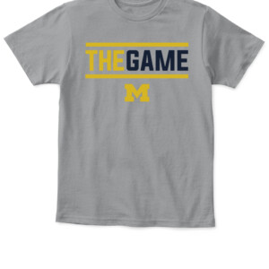 THE GAME SHIRT Michigan Wolverines APKT sport grey front.jpg