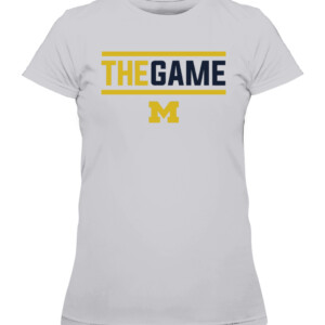 THE GAME SHIRT Michigan Wolverines CAWTS heather grey front.jpg