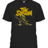 THE STALLION SHIRT CHARLIE MCAVOY Boston Bruins CABT black front.jpg