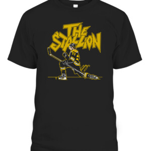 THE STALLION SHIRT CHARLIE MCAVOY Boston Bruins CABT black front.jpg