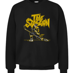 THE STALLION SHIRT CHARLIE MCAVOY Boston Bruins CACS black front.jpg