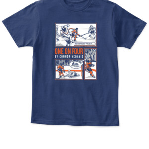 ONE ON FOUR SHIRT CONNOR MCDAVID Edmonton Oilers APKT navy front.jpg