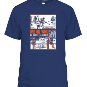 ONE ON FOUR SHIRT CONNOR MCDAVID Edmonton Oilers CAPT navy front.jpg