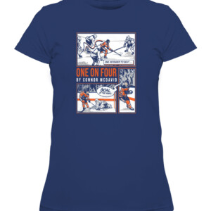 ONE ON FOUR SHIRT CONNOR MCDAVID Edmonton Oilers CAWTS navy front.jpg