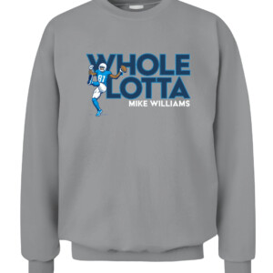 MIKE WILLIAMS WHOLE LOTTA SHIRT Los Angeles Chargers Mike Williams CACS sport grey front.jpg
