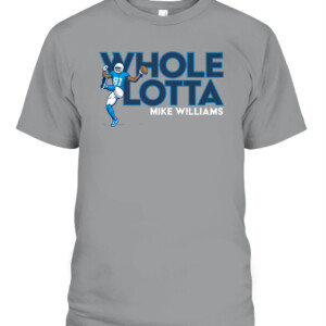 MIKE WILLIAMS WHOLE LOTTA SHIRT Los Angeles Chargers Mike Williams CAPT sport grey front.jpg