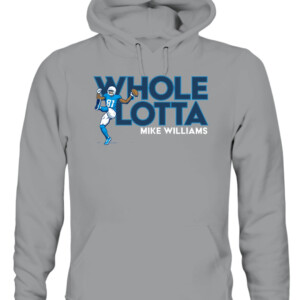 MIKE WILLIAMS WHOLE LOTTA SHIRT Los Angeles Chargers Mike Williams CAUH sport grey front.jpg