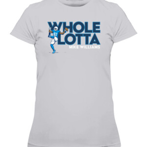 MIKE WILLIAMS WHOLE LOTTA SHIRT Los Angeles Chargers Mike Williams CAWTS heather grey front.jpg