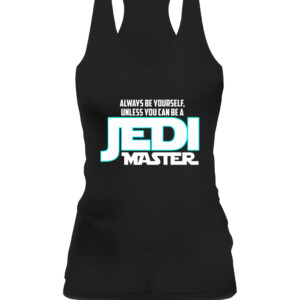 Star Wars Always Be a Jedi Master Graphic T Shirt CAWT black front.jpg