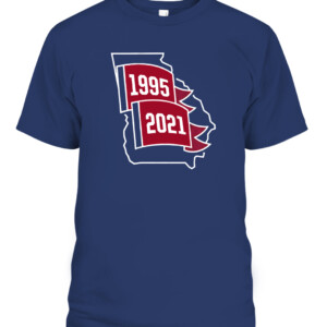 1995 AND 2021 SHIRT Atlanta Braves 2021 World Series Champions CABT navy front.jpg