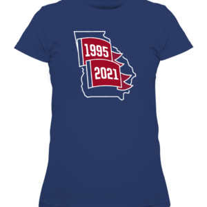 1995 AND 2021 SHIRT Atlanta Braves 2021 World Series Champions