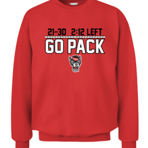 THE COMEBACK 2021 SHIRT NC State Wolfpack CACS red front.jpg