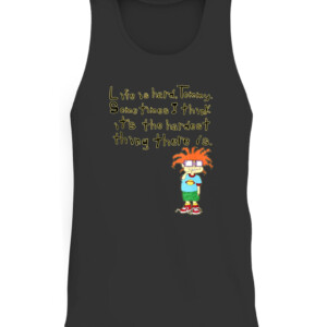 Mademark x Rugrats Chuckie “Life is Hard, Tommy” Rugrats Shirt CATT black front.jpg