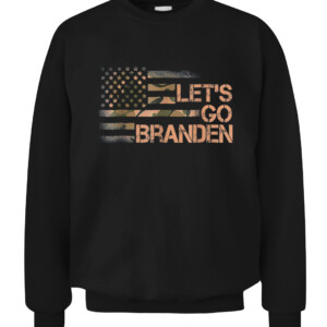 Let's Go Branson Brandon Camouflage US Flag Pullover T Shirt CACS black front.jpg