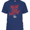 RUN THE WEST SHIRT Gonzaga Bulldogs CABT navy front.jpg