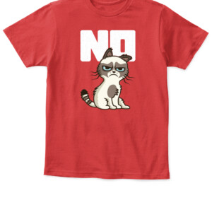 No cat T Shirt APKT red front.jpg