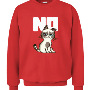 No cat T Shirt CACS red front.jpg