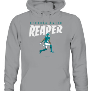 REAPER SHIRT DEVONTA SMITH Philadelphia Eagles CAUH sport grey front.jpg
