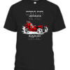 HERE WE SNOW AGAIN SANTA T Shirt VINTAGE CHRISTMAS TEES CABT black front.jpg