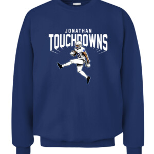 JONATHAN TOUCHDOWNS SHIRT JONATHAN TAYLOR Indianapolis Colts CACS navy front.jpg