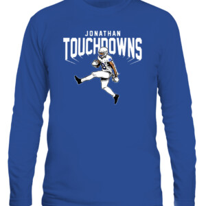 JONATHAN TOUCHDOWNS SHIRT JONATHAN TAYLOR Indianapolis Colts CALS royal front.jpg