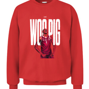 WOO PIG SHIRT Jordan Walsh Arkansas Razorbacks CACS red front.jpg