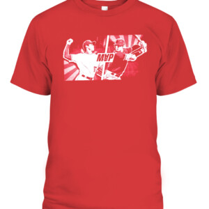 MVP OHTANI T Shirt Shohei Ohtani Los Angeles Angels CAPT red front.jpg